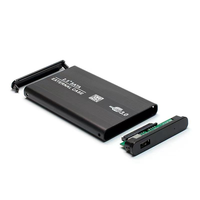 Boîtier de disque dur externe USB 3.0 2,5 pouces SATA HDD SSD, 5 Gbps haute vitesse, aluminium, portable, compatible UASP