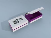 Boîte à bijoux d'emballage magnétique en papier rigide personnalisée de luxe boîte-cadeau de mode de vêtement avec couvercle magnétique
