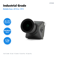 Modul Kamera FPV ZYKD TC-621pro TC-622pro CVBS M12 F1.0 112 Derajat DC 5V hingga 12V Drone UAV Robot Keamanan Visi Industri OEM
