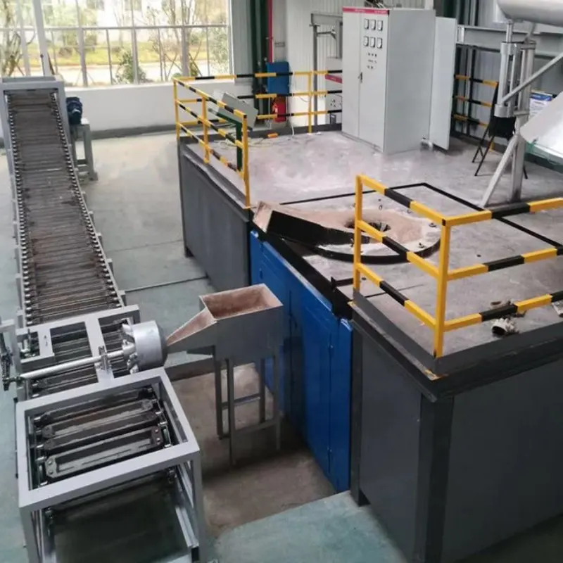 Hongteng Sabuk Konveyor Mesin Pengecoran Ingot Aluminium Otomatis, Perlengkapan untuk Tanur Peleburan Perunggu Aluminium