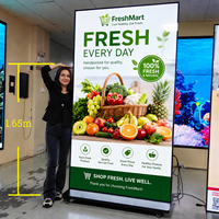 Écran interactif intelligent sur pied Android Asi 43-98 pouces, écran LCD d'affichage publicitaire intérieur