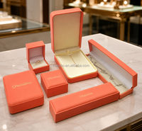 Scatola per Gioielli Personalizzata con Logo in Lamina d'Oro, Confezione Regalo Ecologica in Similpelle, Produzione all'Ingrosso