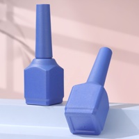Nouveau design 2026 avec logo OEM, flacon de vernis à ongles gel 15 ml, couleur unique, flacon unique, contenants vides pour vernis à ongles et huile, avec couvercles et pinceaux