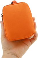 Mini porte-monnaie avec mousqueton, petite pochette organisatrice d'accessoires, porte-cartes, porte-clés, sac portefeuille pour femmes et hommes