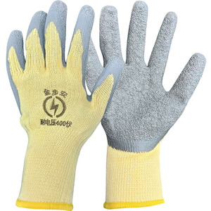 Gants isolants électriques Jinbuan 400V en caoutchouc respirant pour la protection basse tension - Product Image 3
