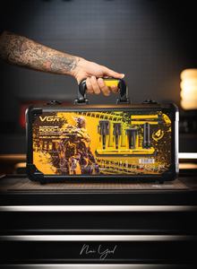 <span class=keywords><strong>Tondeuse</strong></span> à cheveux professionnelle rechargeable pour hommes Vgr V-285 S4 4 en 1 avec moteur BLDC 9000 tr/min - Product Image 2
