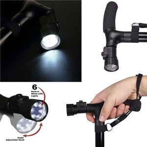 Bastón de Caminata Plegable con Luz LED Ajustable para Senderismo y Camping - Product Image 5