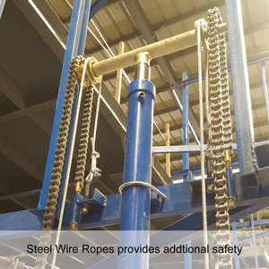 1000 kg हाइड्रोलिक कार्यशाला लिफ्ट बिजली की दीवार घुड़सवार काम मंच - Product Image 4