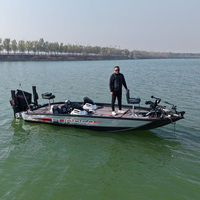 Nouveau Bateau de Pêche à Basse Vitesse Furreo 16 pieds 2025 – Jon en Aluminium Certifié CE Grade D pour 3 Passagers, Moteur Essence