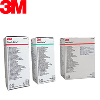Bandes adhésives renforcées respirantes 3M Steri-Strip R1546 pour la fermeture cutanée, 6 mm x 100 mm, bandes non tissées