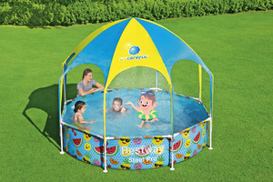 <span class=keywords><strong>Bestway</strong></span> 56432 Splash-in-Shade Play Pool Splashed Piscina con toldo de sol y aspersor para niños - Product Image 4