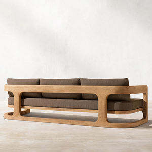 Современный уличный стол и стул из тикового дерева, водонепроницаемый солнцезащитный набор из массива дерева для сада, виллы, террасы, отдыха - Product Image 4