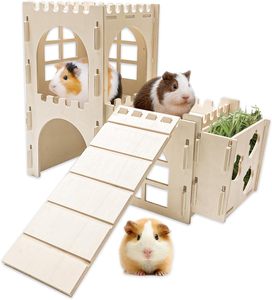 <span class=keywords><strong>Maison</strong></span> en bois de cochon d'Inde fenêtre animaux de compagnie grande <span class=keywords><strong>cabane</strong></span> de jeu pour gerbille furet écureuil rats souris hérisson <span class=keywords><strong>maison</strong></span> en bois - Product Image 4