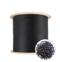 Cable de Fibra Óptica para Exteriores GJYXCH, 1 km, 1 Núcleo, con Revestimiento LZSH Negro para FTTH