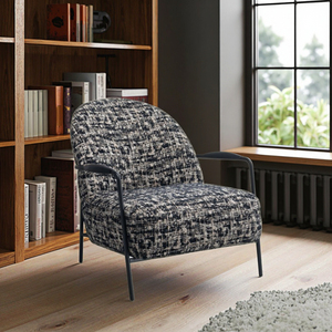 Offre Spéciale Moderne Accent Fauteuil Simple Mode Rembourré Salon Tissu Chaise pour Chambre Hôtel Nouveau Design Occasionnel - Product Image 1