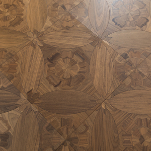 Parquet en bois multicoque en noyer E0 E1, finition brossée, antidérapant, qualité ABC, 15mm 14mm 12mm, avec joint mâle et femelle, pour usage résidentiel, conforme RoHS - Product Image 1