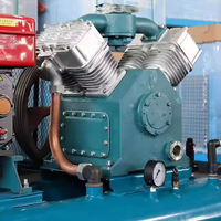 Industrial 7.5KW Compresores de aire Máquina Vertical Diesel Motor Gas Minería Tornillo Compresor Motor