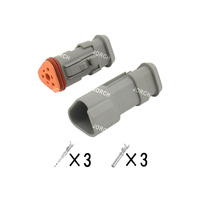 Conectores Eléctricos Impermeables Deutsch DT para Automóviles, Kits de Conectores con Herramientas DT06-2S 3S 4S 6S 8S 12S/DT04-2P 3P 4P 6P 8P 12P