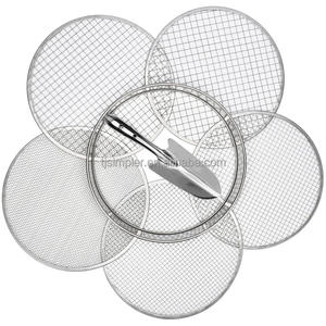 5 tailles de maille interchangeables fil d'acier inoxydable armure toile jardin rempotage maille tamis tamisage casserole - Product Image 2
