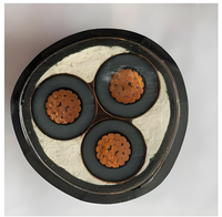 Dreikerniges Kupfer-PVC-Isoliertes Industrielles Kraftwerks-Stromkabel