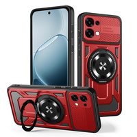 Étui de protection hybride en TPU et PC avec support de décompression flexible et boutons à pression pour OPPO A6X Reno 15 Pro 15 ProMax