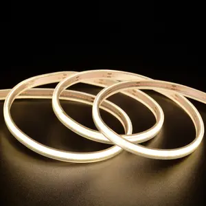 Meilleure qualité IP67 IP6812V 24V 10W rouge vert bleu rose tube de silicone étanche IP67 384led/m led flexible cob bandes lumineuses