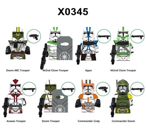 Mini <span class=keywords><strong>Star</strong></span> Science Fiction Desert XH1629 1630 X0323 X0333 Figuras de Bloques de Construcción, Ladrillos de Juguete de la Guerra de las Galaxias - Product Image 5