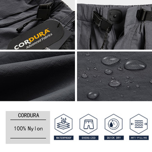 YLS2027 Cordura 100% Nylon Shorts Quick Dry Windbreaker <span class=keywords><strong>Trail</strong></span> <span class=keywords><strong>Running</strong></span> Shorts Cargo De Hombre - Product Image 4