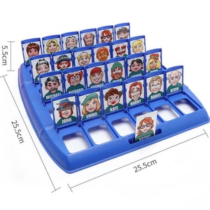 Jeu de société « Devinez qui je suis » avec cartes en plastique, entraînement logique, jouet éducatif interactif parent-enfant pour enfants de 4 à 14 ans - Product Image 2
