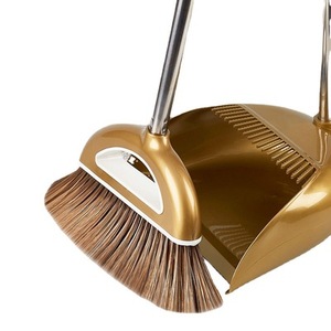 3 IN 1 Cleaning tools Standing Upright Plastic Dustpan Broom Combo Set for Home Office