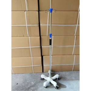 ขาตั้งน้ำเกลือแบบเคลื่อนย้ายได้สำหรับโรงพยาบาล ทำจากสแตนเลสเสริมความแข็งแรงและหนาพิเศษ พร้อมวัสดุ ABS สำหรับการแพทย์ แบบตั้งพื้น - Product Image 3