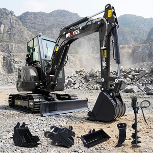 Envío Gratis, Mini Excavadora EPA EURO 5 con Motor Yanmar, Mini Excavadora Compacta de 3.5 Toneladas, Mini Excavadora Pequeña sobre Orugas, Gran Oferta - Product Image 1