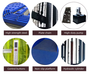 Bền vận chuyển hàng hóa thang máy nhỏ điện nâng nền tảng cho kho tải hoạt động - Product Image 2