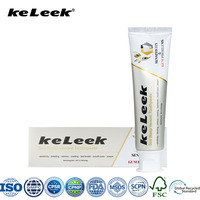Dentifrice à la menthe Keleek, composé de venin d'abeille biologique, peptide, blanchissant, sans fluor, double action, contrôle du tartre, pour la maison