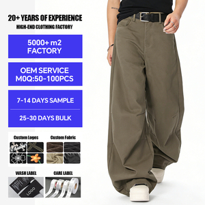 Pantalon de survêtement oversize, pantalon de survêtement ample à rayures, jambe droite, large, ample, pantalon de survêtement personnalisé, double taille, pantalon de survêtement évasé pour <span class=keywords><strong>homme</strong></span> - Product Image 5