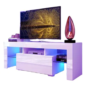2024 latest models shiny mirror outdoor tv cabinet with new currents tv wall cabinet modern