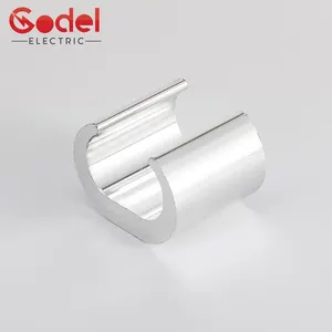Clamp Type Connector Gedele CCT Electrical Accessory Tin Plated C Shape Connector Copper Wire Cable Clamps For Sale