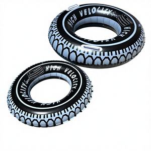 Bouée de natation gonflable pour bébé, en PVC épaissi, protection environnementale, impression de pneus pour enfants, bouée d'aisselle pour bébé, bouée de sauvetage - Product Image 1