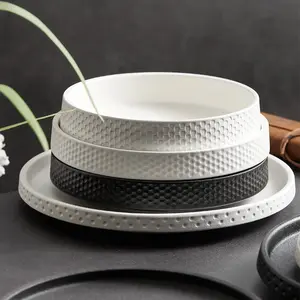 2022 new arrivals dinnerware ceramic porcelain glazed Luxurious Dinner Set Tableware Porcelain For Home Restaurant and hotel