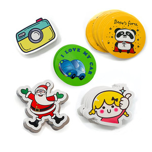 Wholesale Free Sample Waterproof OEM Cartoon Logo Custom Sticker Die Cut Printed PVC Anime Stickers