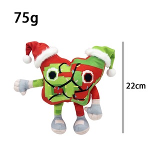 Hot Selling New Arrival <b>Soft</b> <b>Stuffed</b> Animal Doll Christmas Hat Plush <b>Toy</b> Pillow PP Cotton Filling Custom Sizes Xmas Home Decor - Product Image 6