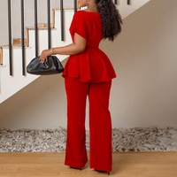 alibaba Online Shopping Shirt and Pants Set Two Piece Set Women Casual Two Piece Pants Set