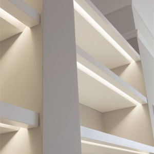 Tira de luz de techo para barra de cocina, carcasa en forma de U, canal, cubierta difusora, perfil Led de extrusión de aluminio empotrado - Product Image 4