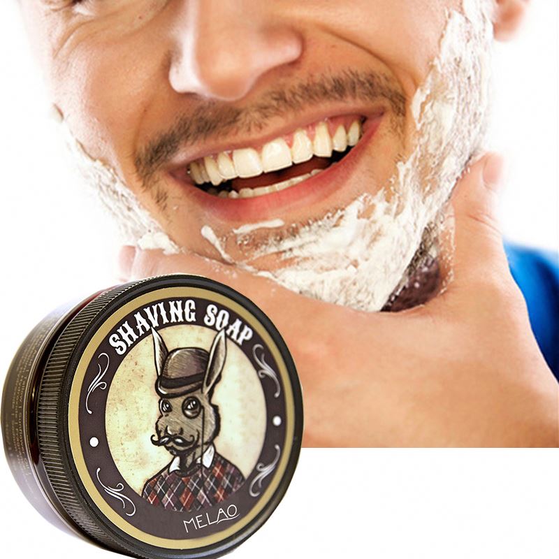 Оптовая продажа, OEM натуральное Мягкое мыло, фирменный крем для бритья для мужчин