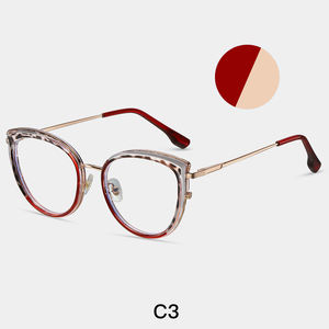 Металлические Плоские линзы кошачий глаз, компьютерные очки, анти-синий свет и антирадиационная оправа для очков - Product Image 3