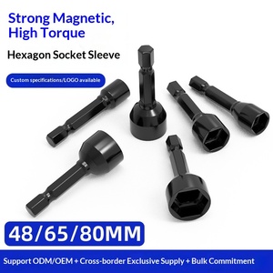Exclusif <span class=keywords><strong>pour</strong></span> l'exportation : Clé à douille hexagonale magnétique à couple élevé, électrophorèse anti-rouille, chrome vanadium - Product Image 5
