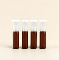 Flacon en plastique ambré à double compartiment pour liquides, 10ml, 20ml, 30ml, flacon pour liquides oraux de pharmacie, flacon pour médicaments liquides avec couvercle inviolable