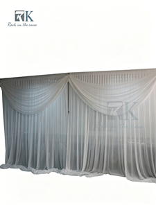 Heavy Duty Pipe and Drape Kit Backdrop for Trade show Booth Wedding Decor - Product Image 1