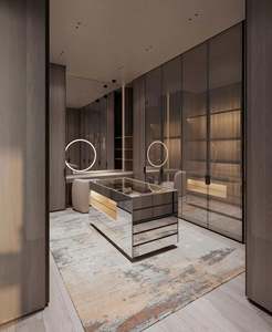 Sortie d'usine Mode moderne Design minimaliste Chambre à coucher Armoire à portes coulissantes - Product Image 6