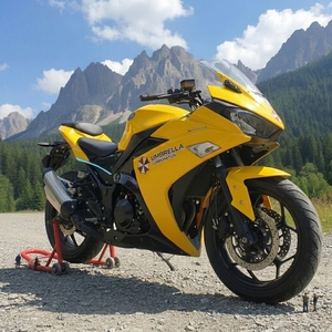Motocicleta de calle de <span class=keywords><strong>segunda</strong></span> <span class=keywords><strong>mano</strong></span> importada, doble R, cuatro cilindros, Yamaha YZF-R6R1R3R9, imitación CBR600, Prone Race <span class=keywords><strong>Kawasaki</strong></span> Daniel <span class=keywords><strong>400</strong></span> CN - Product Image 2
